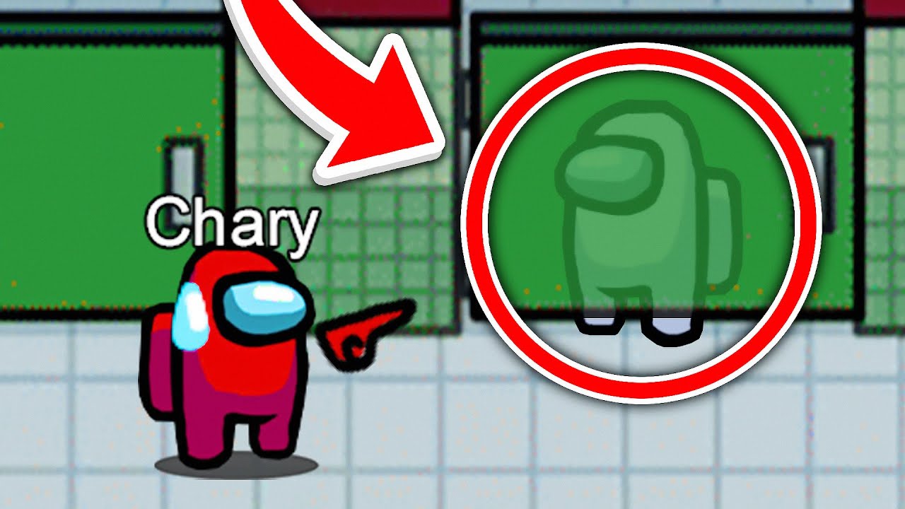Who's the Crewmate Hiding in The AIRSHIP Map Bathrooms? (Among Us)