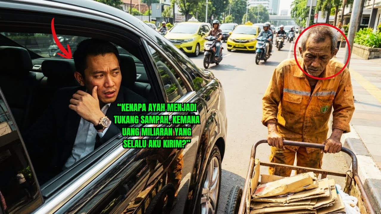 SAAT PULANG MILIARDER TERKEJUT MELIHAT AYAHNYA MENJADI TUKANG SAMPAH, TERNYATA ALASANNYA...