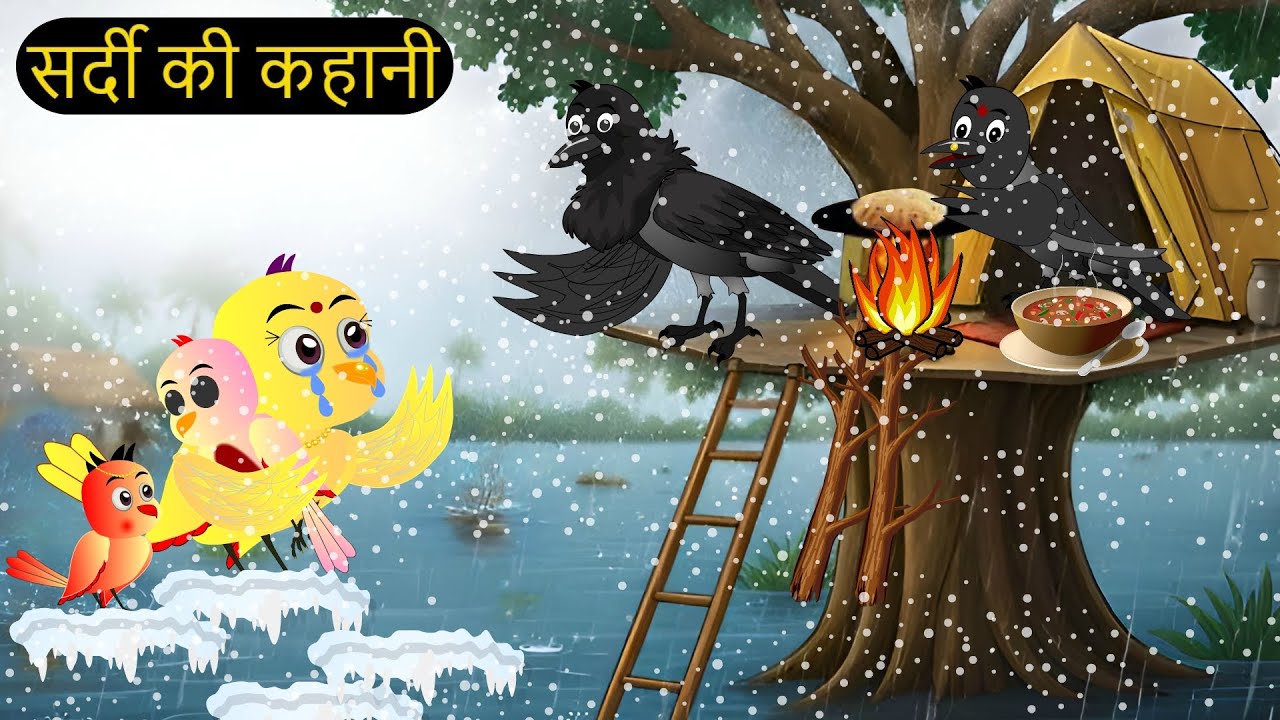 कार्टून | Chidiya Wala Cartoon| Birds  Cartoon| Hindi Kahan Kauwa Wala Cartooni |RanoJungleBuddies