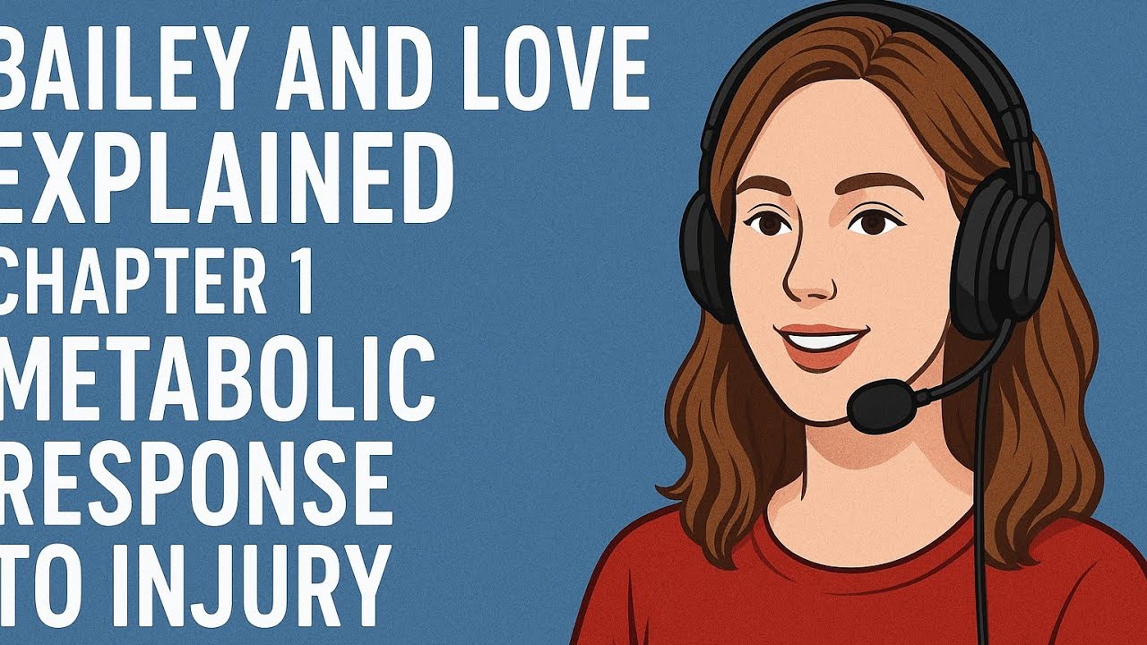Bailey and Love Explained | Chapter 1- Metabolic Response to Injury | Learn with Podcast