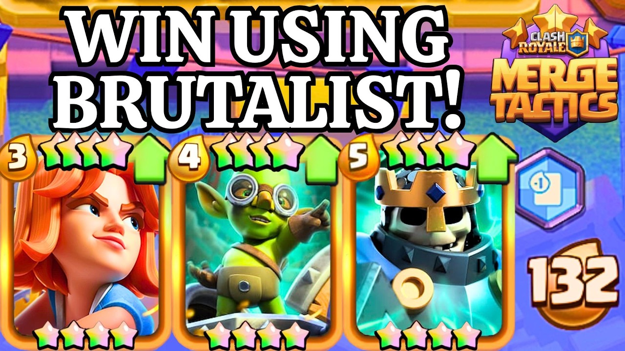 BRUTALIST TEAMS ARE INSANE?! - Clash Royale Merge Tactics