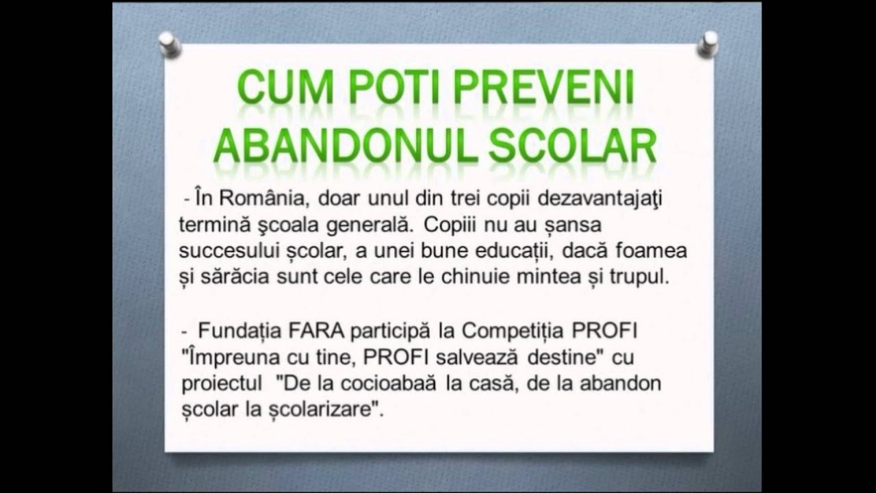 STOP Abandonului Scolar