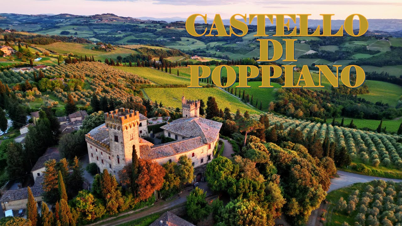 Il Castello di Poppiano tra Vigneti e Ulivi - Montespertoli - Firenze