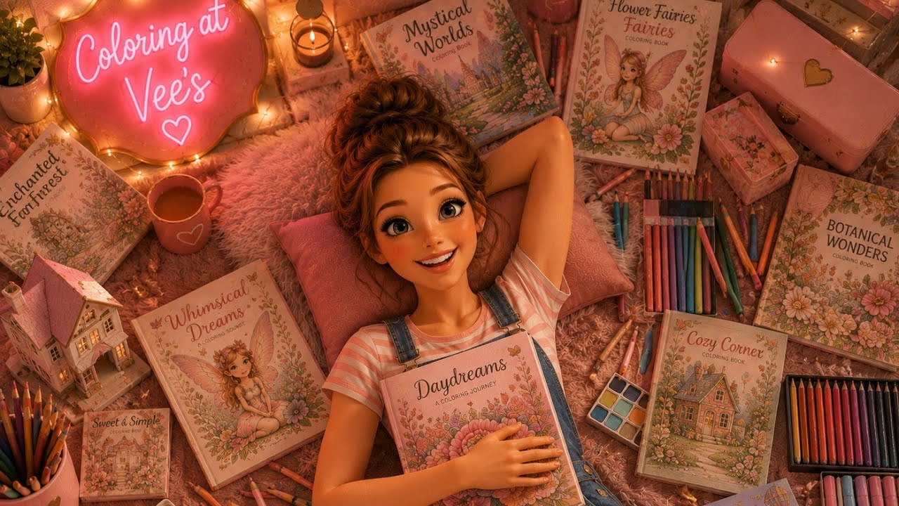 Adult coloring - everything I've colored in Fabiana Attanasio coloring books 🌸