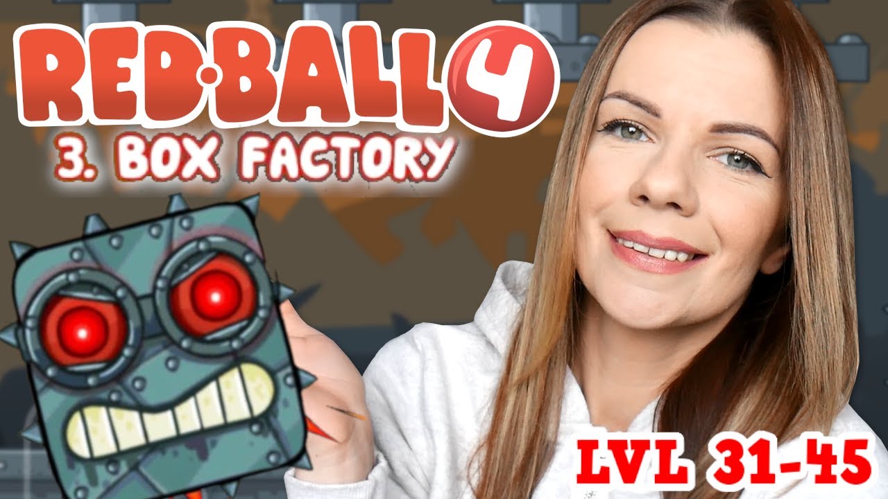 PRZECHODZĘ CAŁE BOX FACTORY ✨ LVL 31-45 | RED BALL 4 🔴