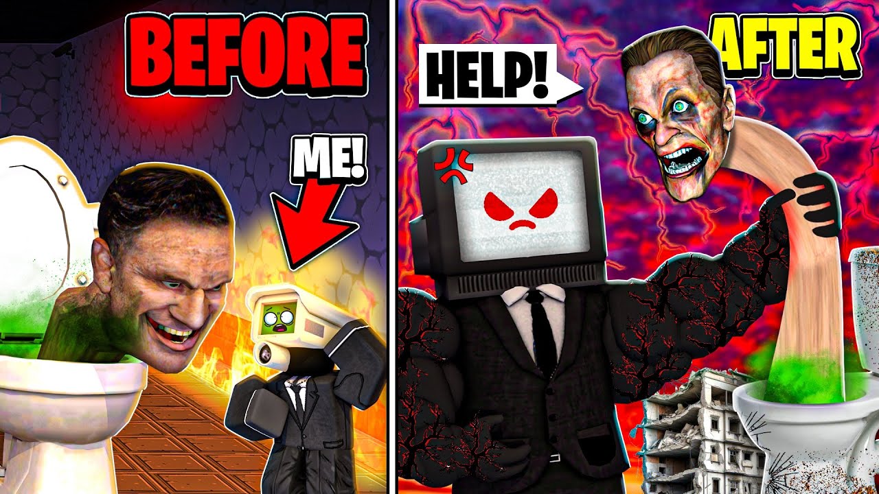 BEATING EVERY SKIBIDI TOILET AS CAMERAMAN IN ROBLOX TOWER DEFENSE...