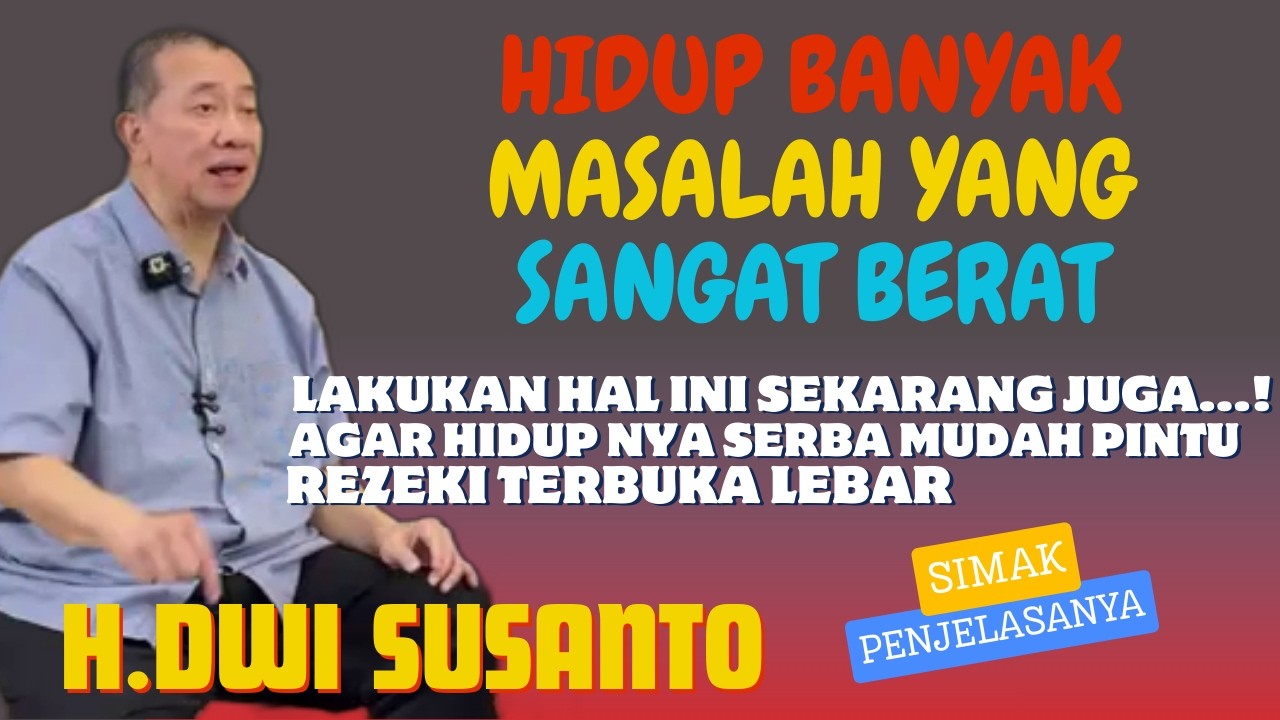 HIDUP BANYAK MASALAH YANG SANGAT BERAT