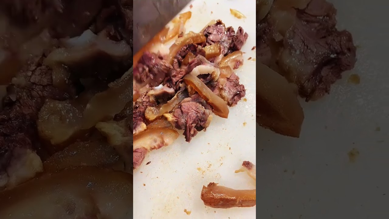 Slice venison steaks evenly. 