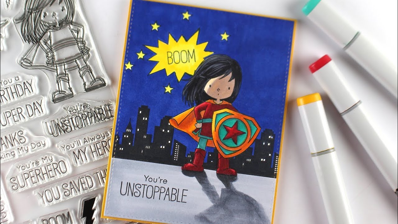 You're Unstoppable: Copic Coloring with Sandy Allnock