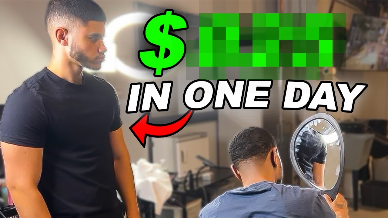 how much money i made in 1 day as a 20 year old barber