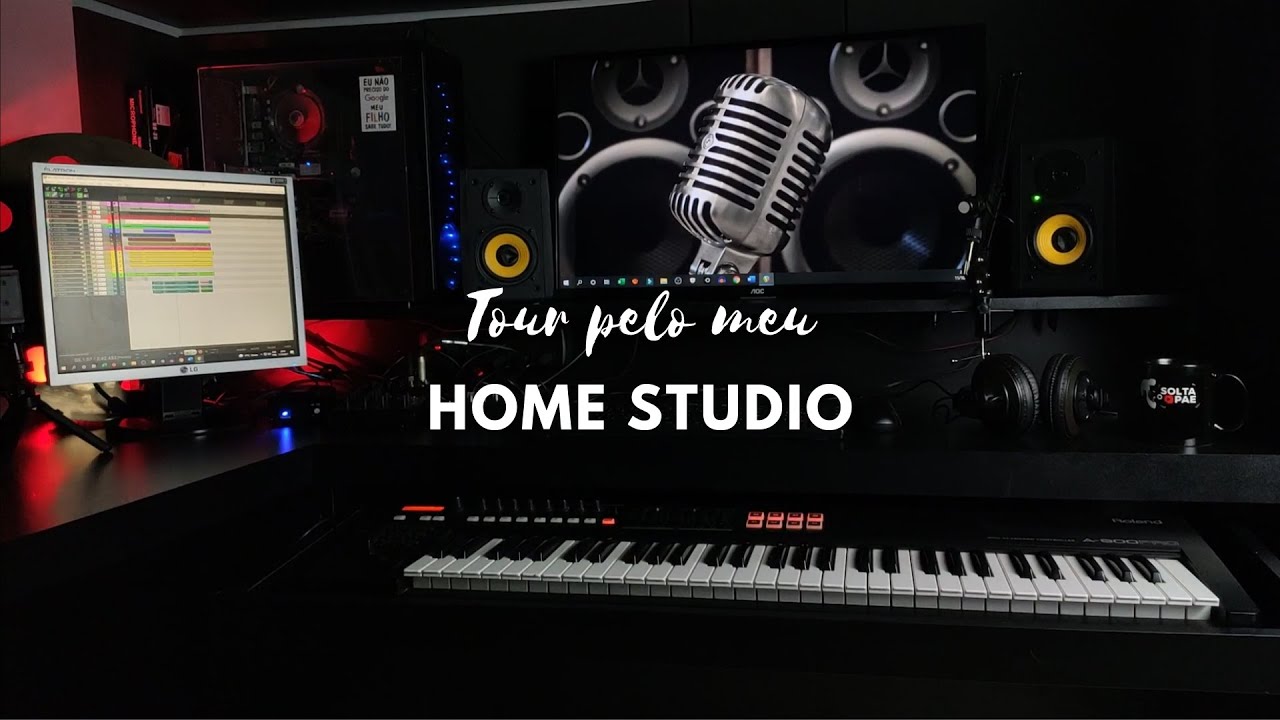 Montei um Home Studio dos Sonhos