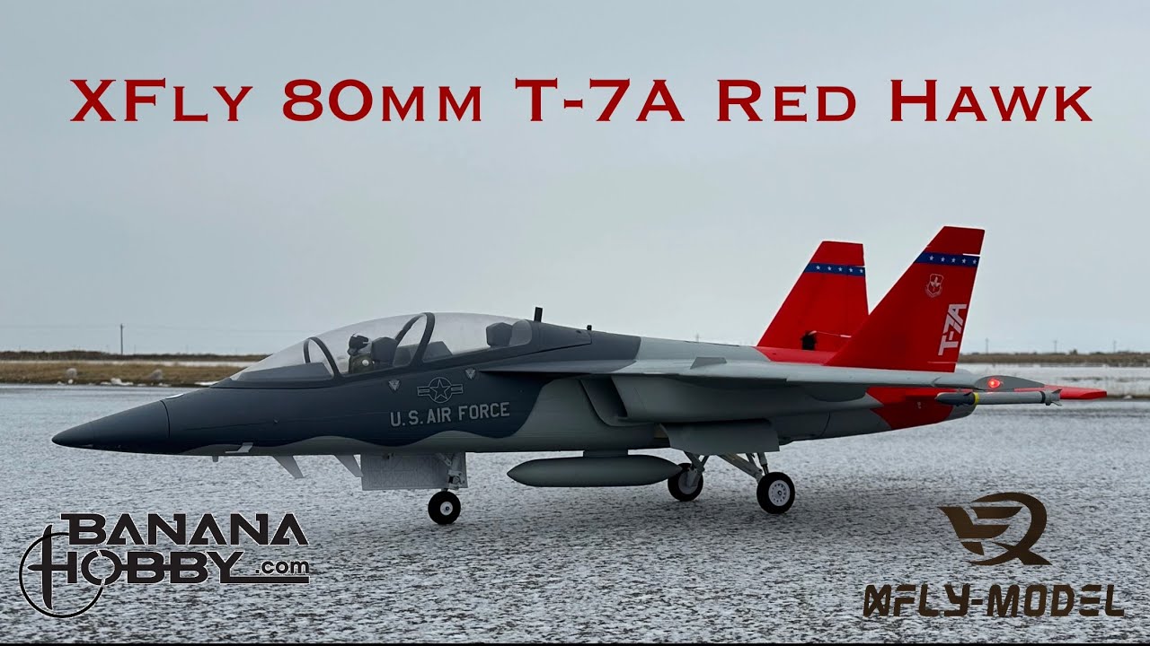 XFly 80mm T-7A Red Hawk flight and instock announcement
