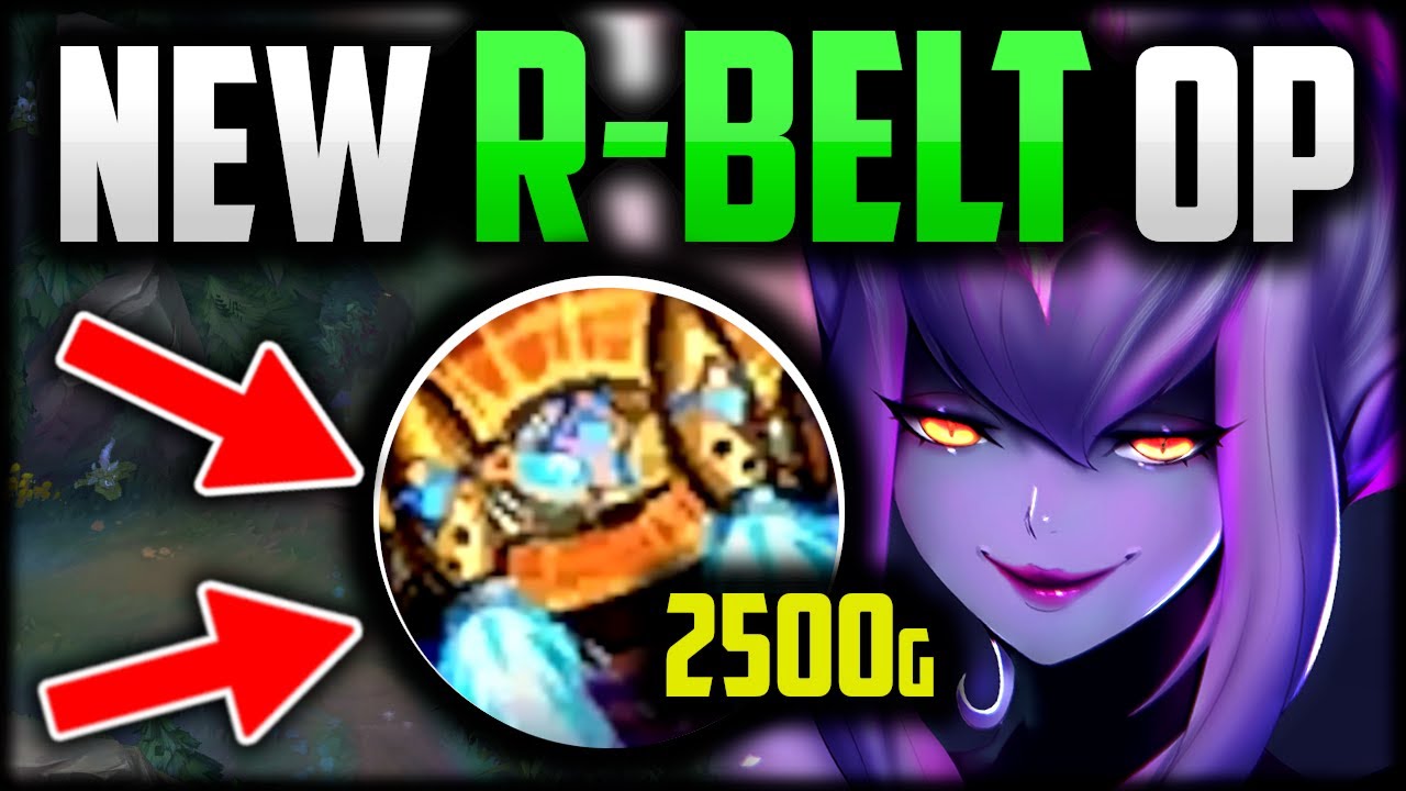 NEW ROCKET BELT EVELYNN ISN'T FAIR! (2500g WIN THE GAME) Evelynn Season 14 (pre season)