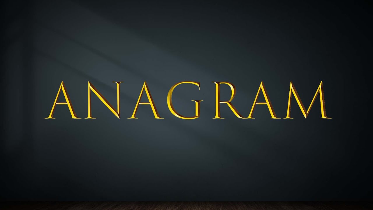 Anagram Part 1| Guess the Anagram | Anagram Puzzle | Word Play