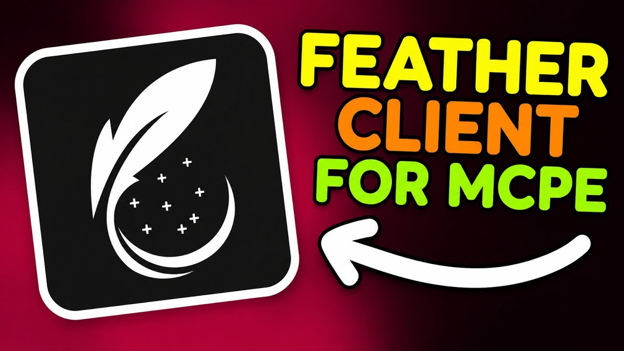 How to get a real feather client for MCPE 