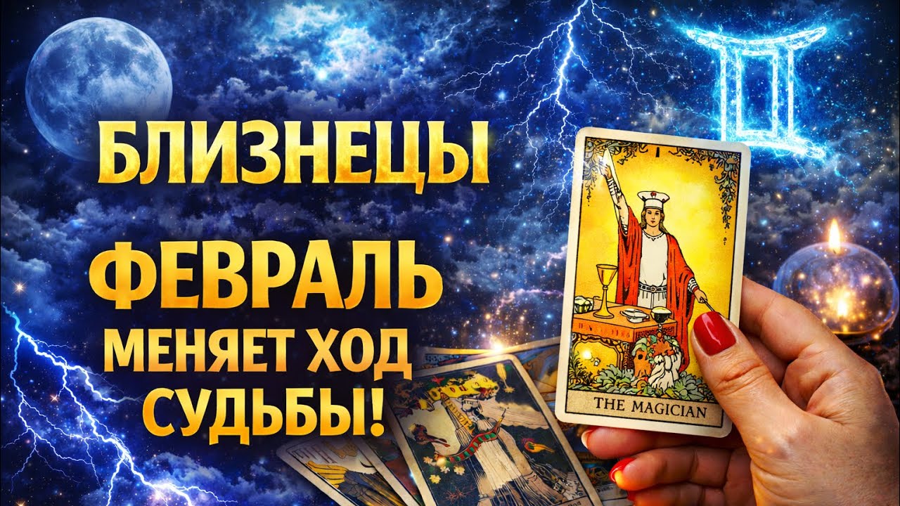 🍀❄️ БЛИЗНЕЦЫ, ♊️, ФЕВРАЛЬ МЕНЯЕТ ХОД СУДЬБЫ ♻️🌑🔮 таро | ✨ гороскоп | ⚡ нежданно