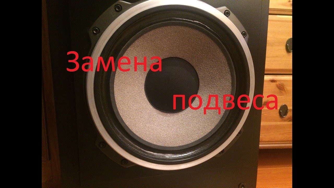Ремонт низкочастотного динамика 100ас-060