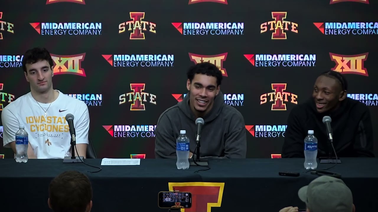 Momcilovic, Lipsey & Batemon Press Conference - Iowa State Men's Basketball vs. Kansas