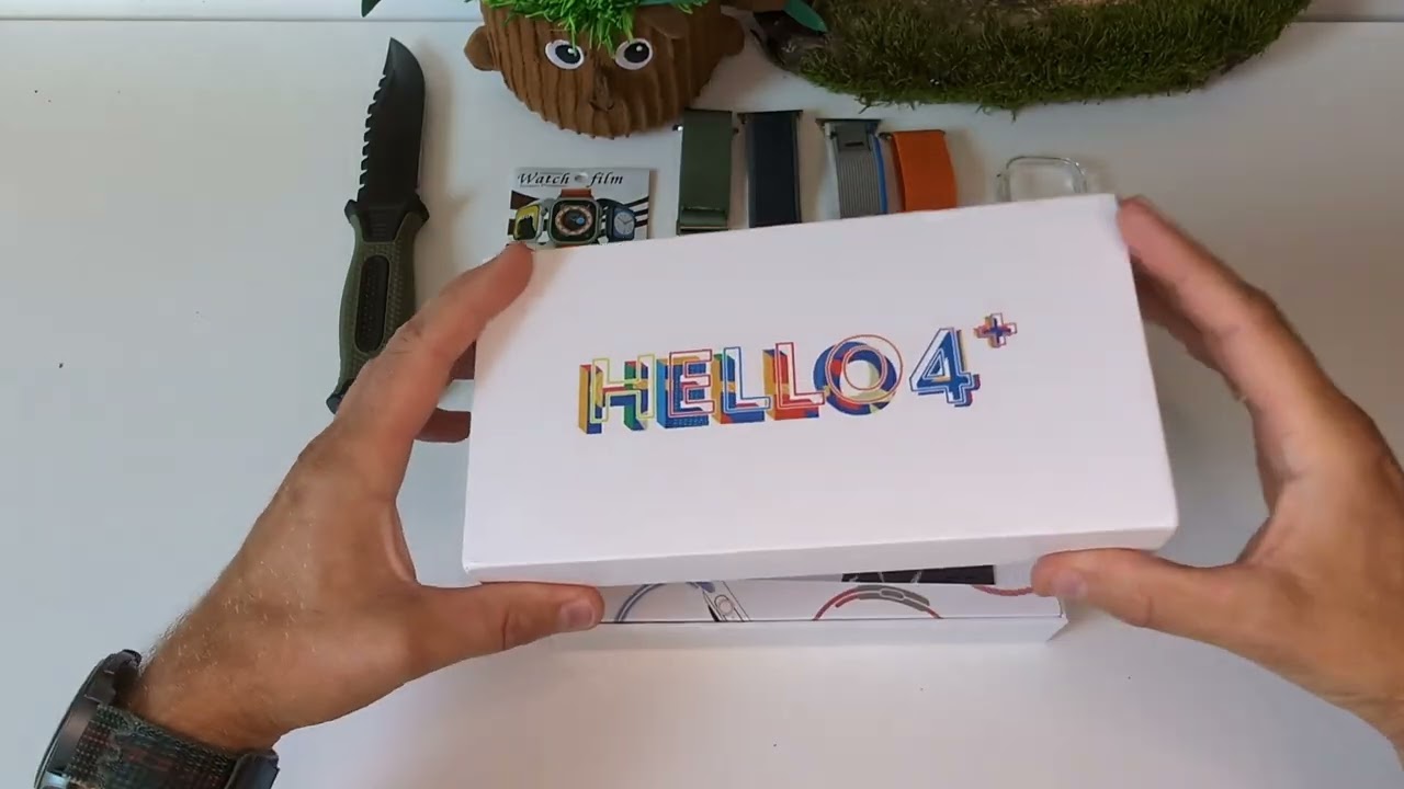 Hello Watch 4+ unboxing. Great quality Apple Watch Ultra 2 clone from Aliexpress.