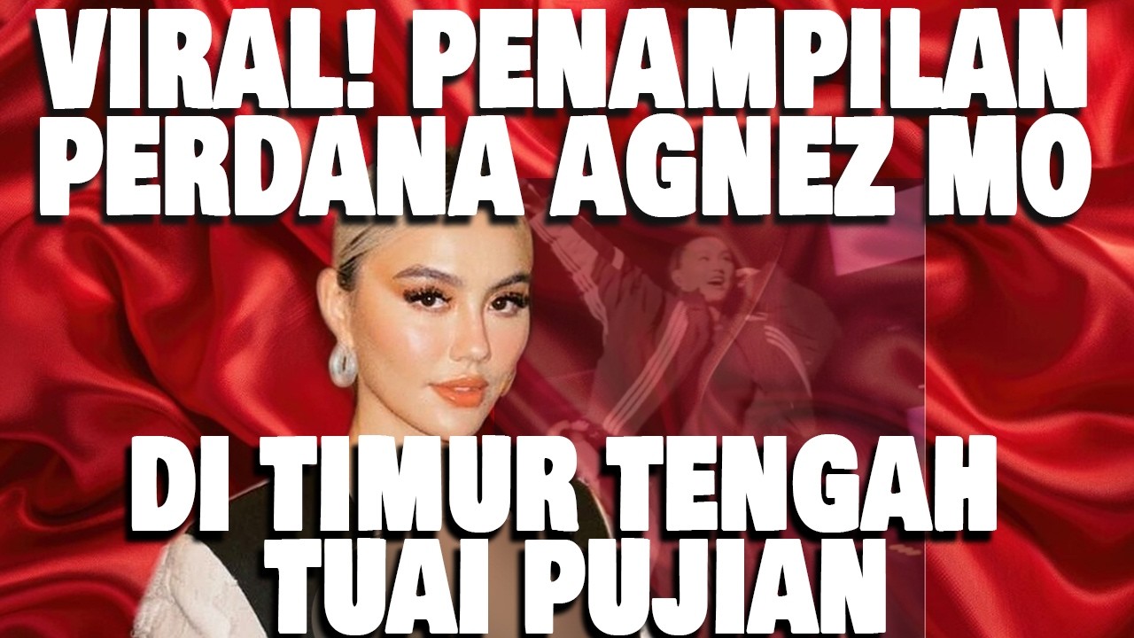 Agnez Mo guncang Dubai! debut panggung perdana bikin penonton histeris