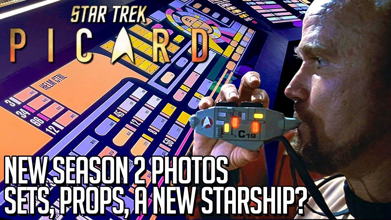 Star Trek Picard - Season 2 Sets, Props, a new Starship?