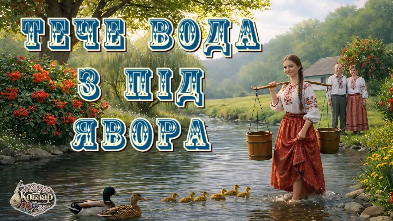 Тече вода з під явора | Ukrainian lyrics
