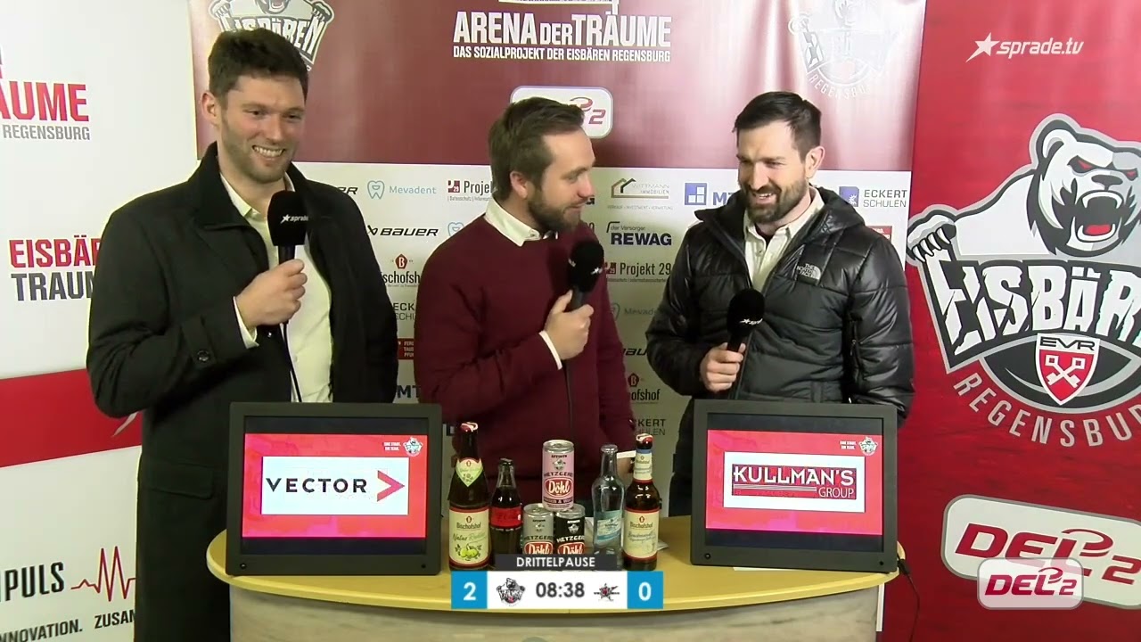 Studio vom 02.01.2024 - Eisbären Regensburg - Starbulls Rosenheim