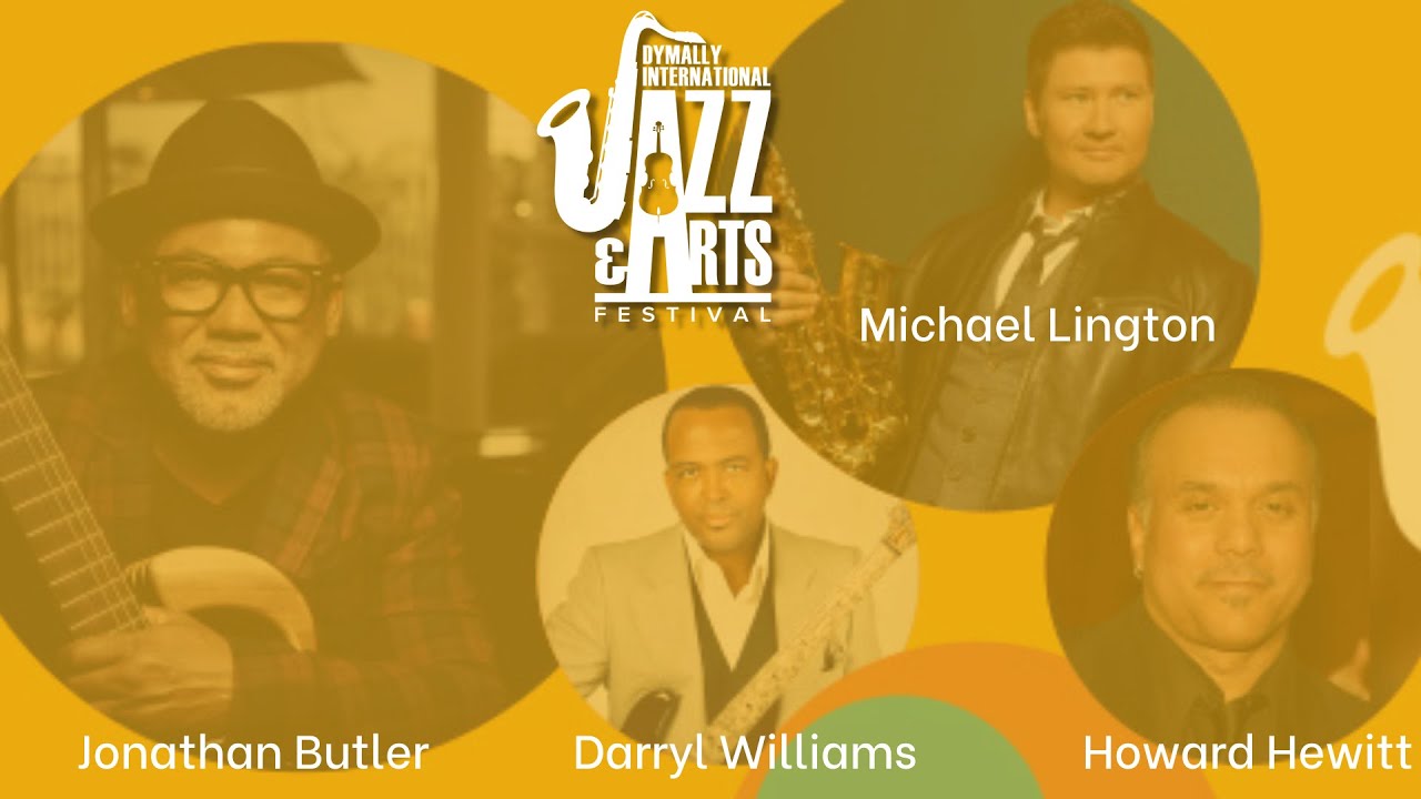 Jonathan Butler, Michael Lington, & Howard Hewett at 2021Dymally International Jazz & Arts Festival
