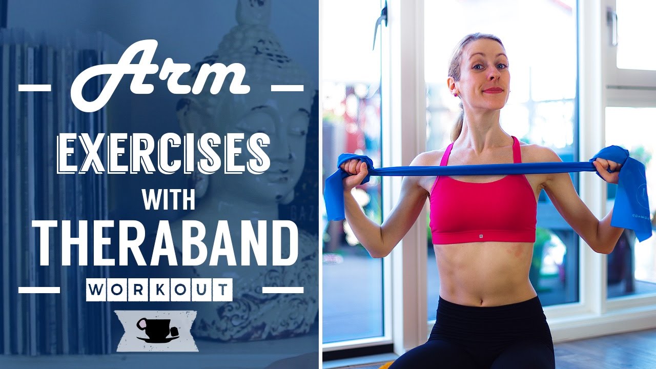 Arms Exercises With Theraband | Lazy Dancer Tips