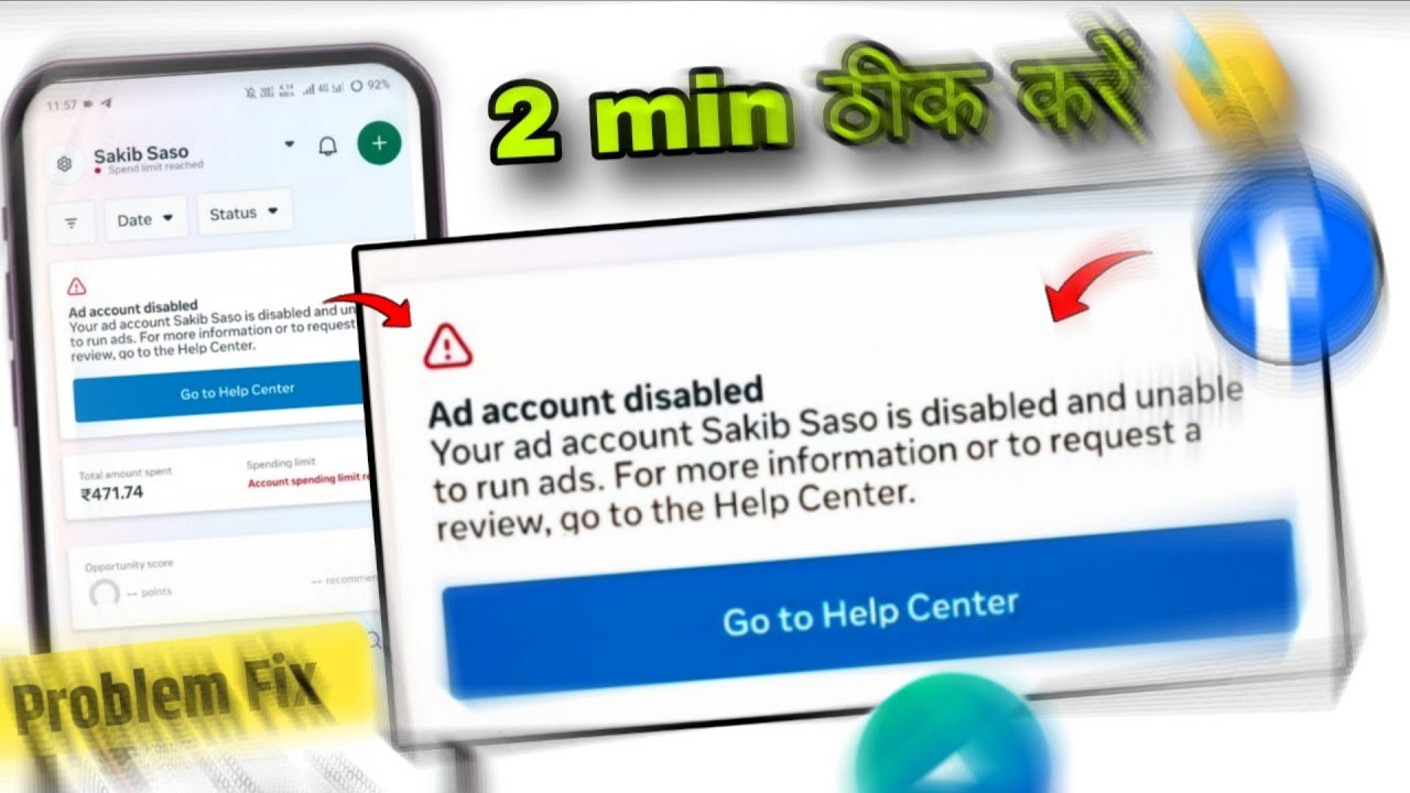 Ad Account disabled facebook problem fix | your ad account sakib is disabled and unable to runs ads