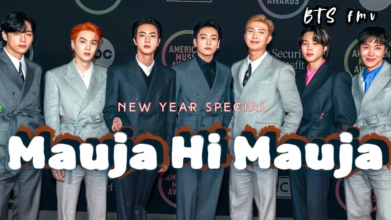 BTS fmv - Mauja Hi Mauja | BTS comeback special 🥳🙌 | BTS Bollywood mix