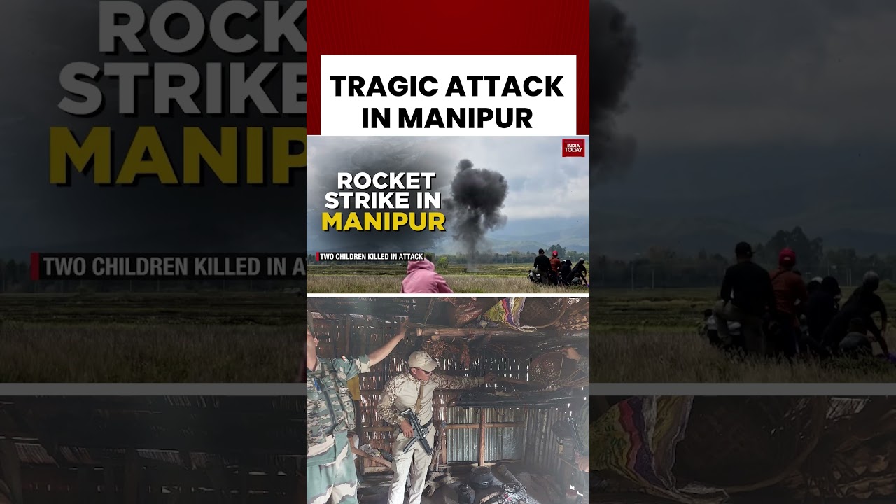 Rocket Attack Horror: Violence Erupts After Deadly Attack in Manipur #manipur #attack #protest