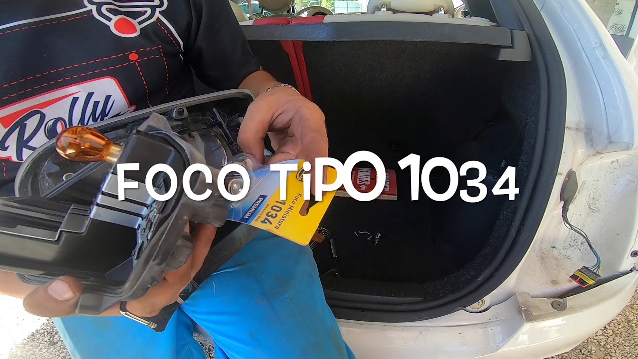 CAMBIO FOCO TRASERO FIAT 500