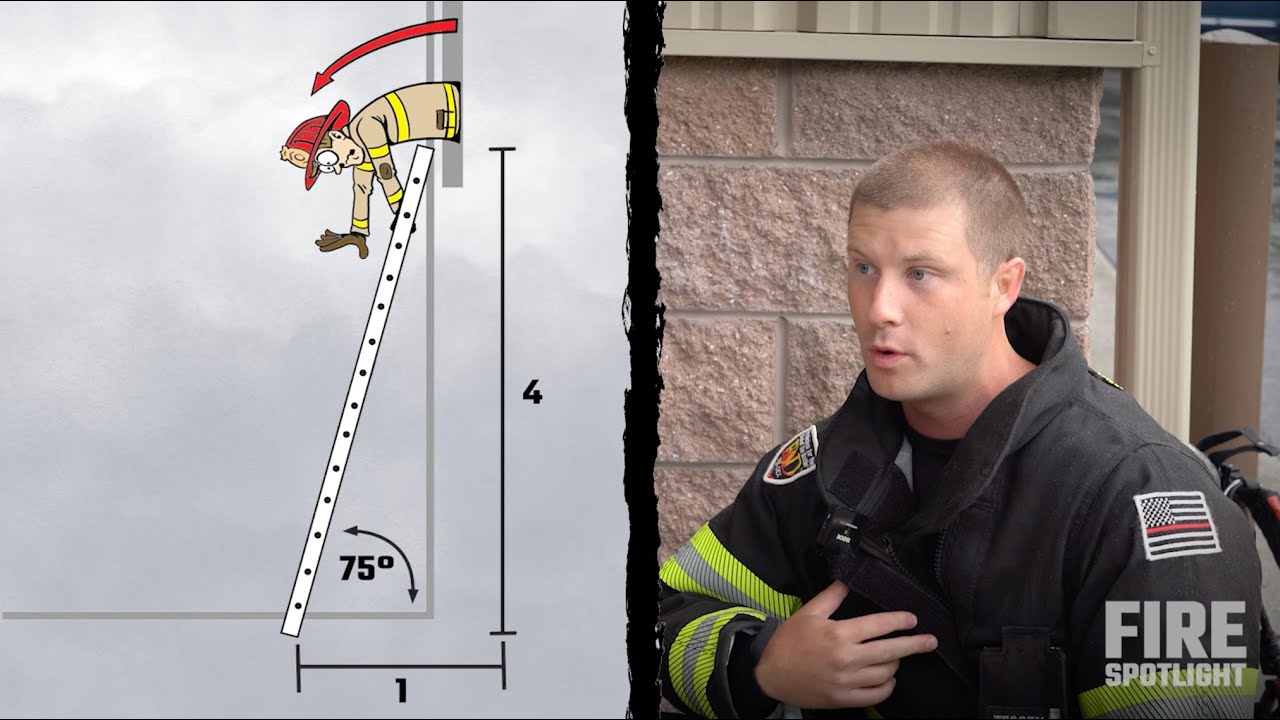 Ground Ladders - Ladder Angles | Firefighter Training