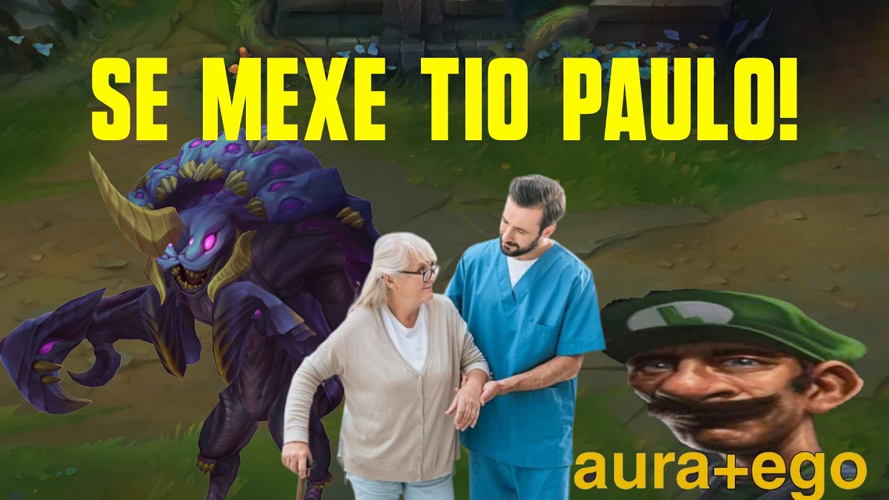 SE MEXE TIO PAULO, AURA + EGO DO YETZ, TAY ARMAD0 EM LIVE E KENNZY COACH DE TERCEIRA IDADE!
