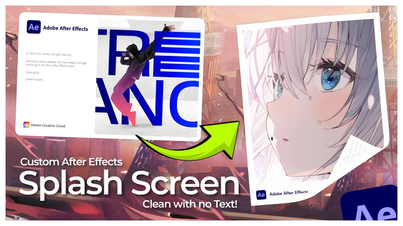 Custom Clean After Effects Splash Screen Tutorial