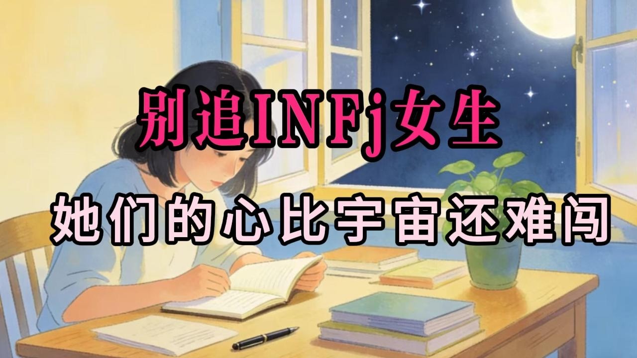 INFI女生 = 完美主义 + 腹黑军师 + 文艺怪咖，没人能看透,追到也留不住，她们的心比宇宙还难闯