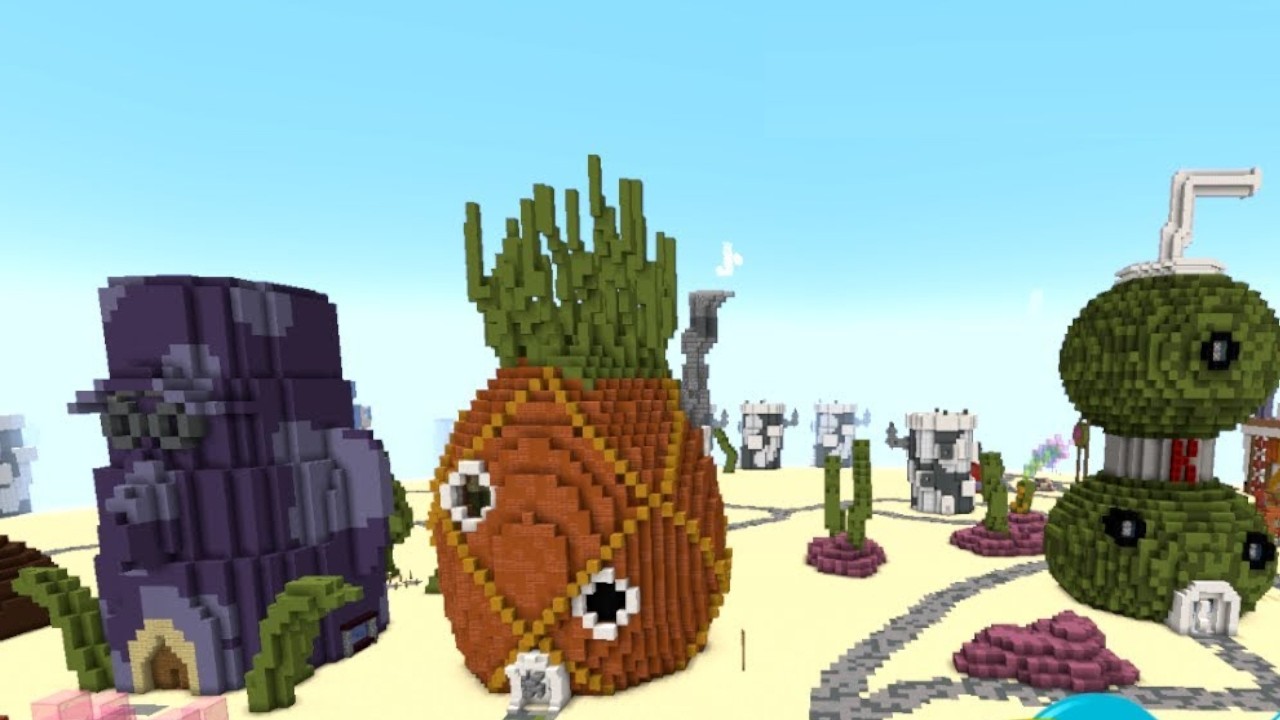 Free SpongeBob SquarePants Map Minecraft !