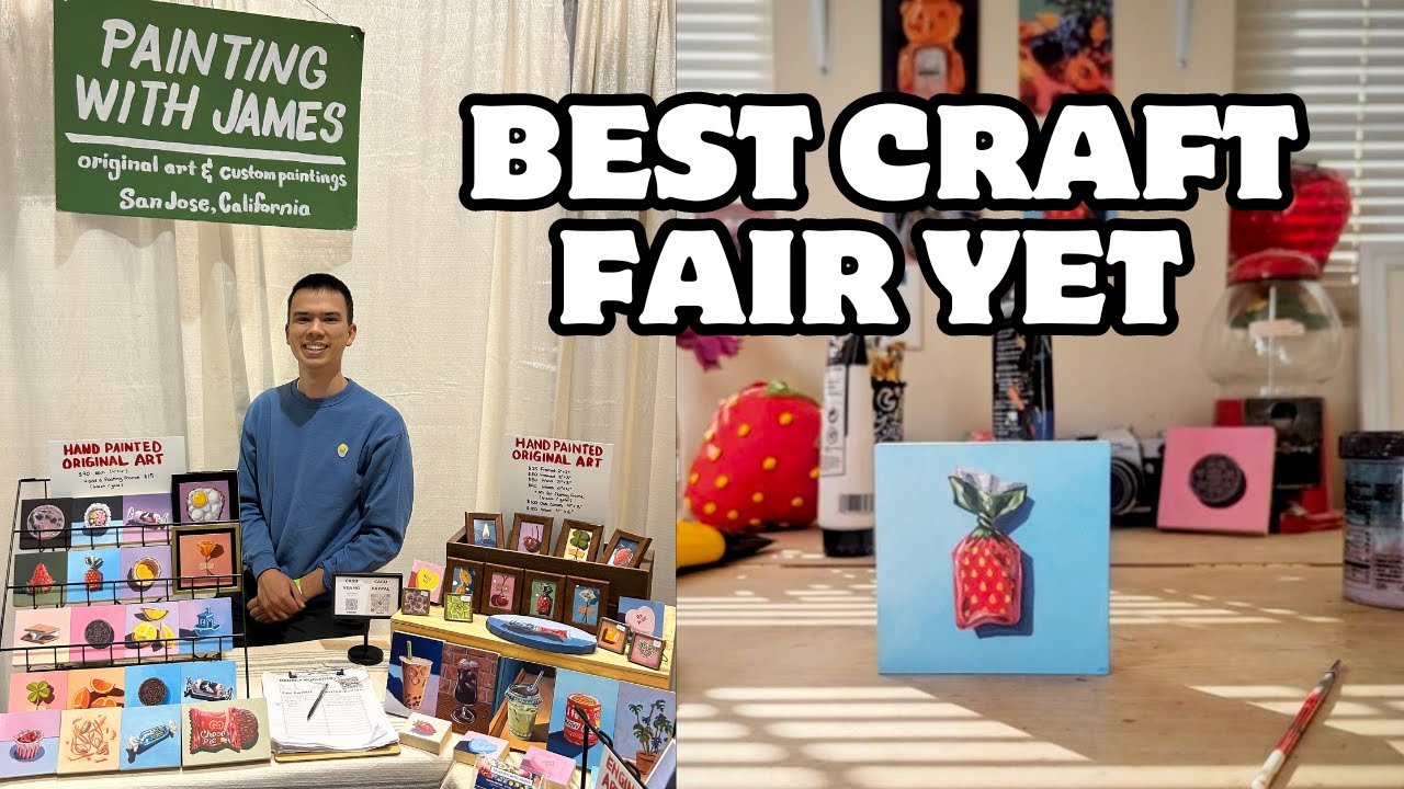 SJMADE Holiday Craft Fair Vlog (behind the scenes)