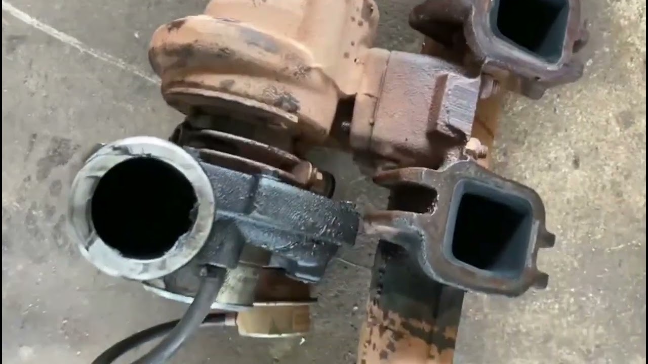 JCB Backhoe Loader 3DX -444 Engine # Turbocharger Replacement for Oil Leakage from Impeller Housing