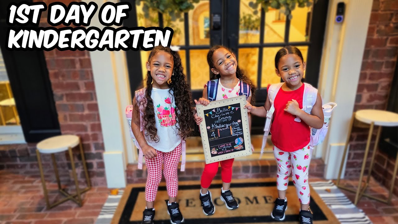Getting Our Triplets Ready for Back to School (Kindergarten Edition)