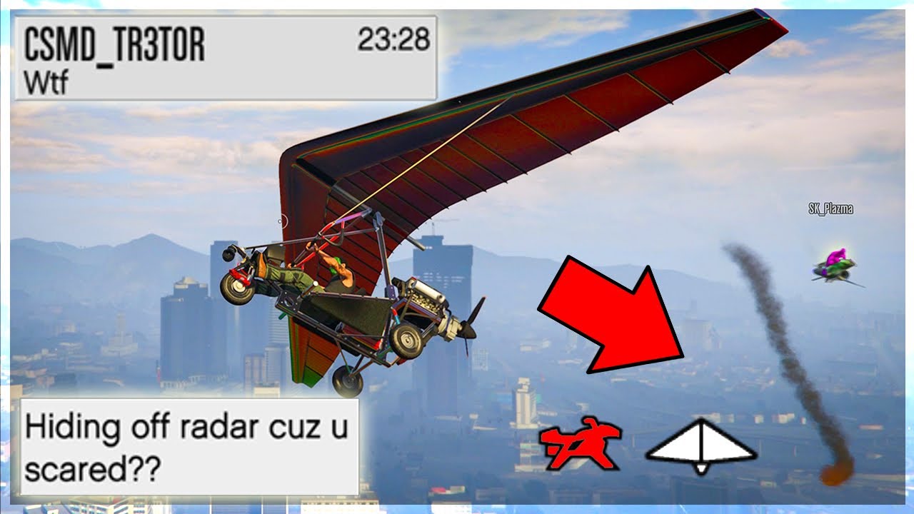 Ультралайт — отличный вариант для троллинга гриферов в GTA Online