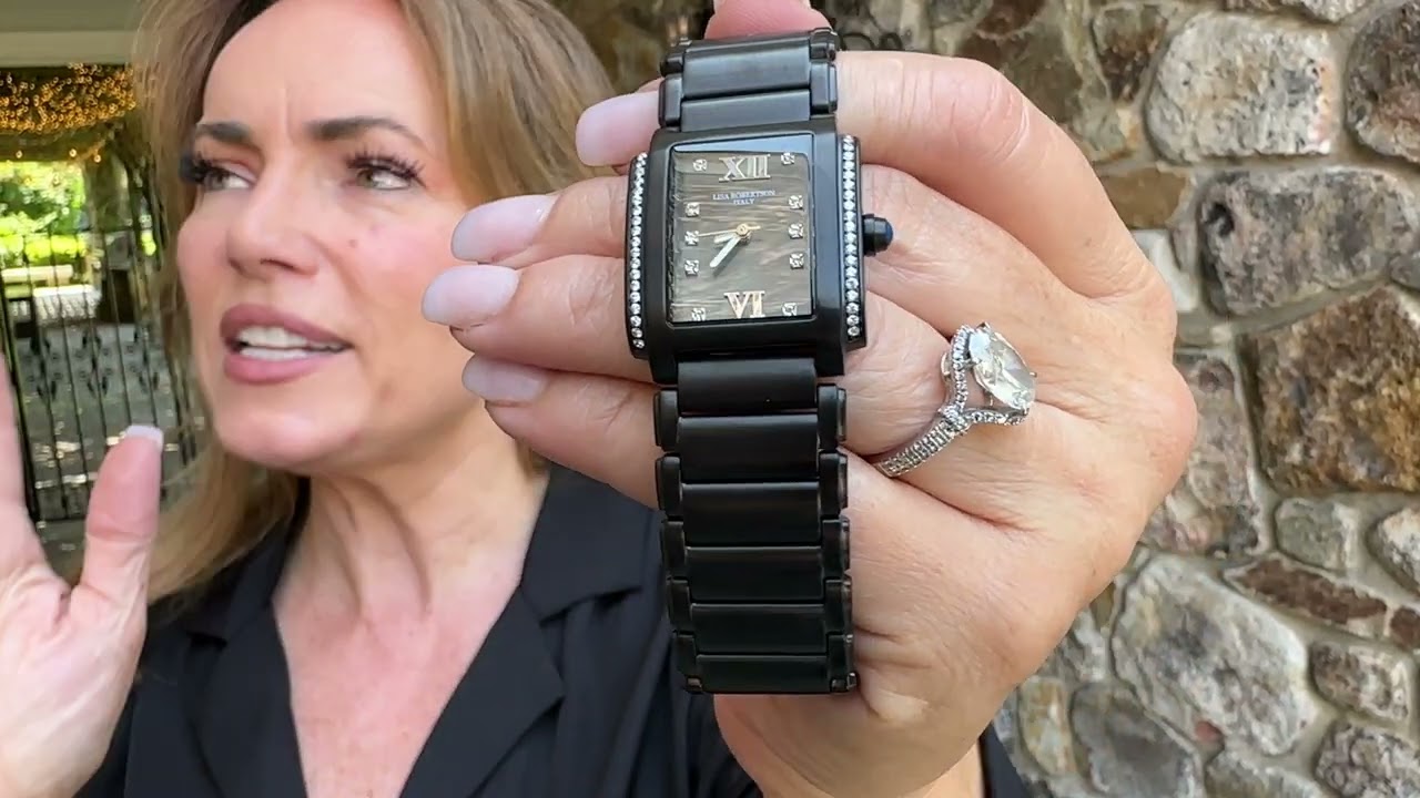 Matte Black Mother of Pearl 24 Hour Luxury Watch