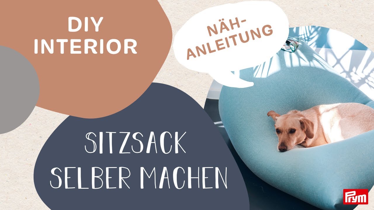 Sitzsack selber nähen | Swantje von Yes, Honey x Prym
