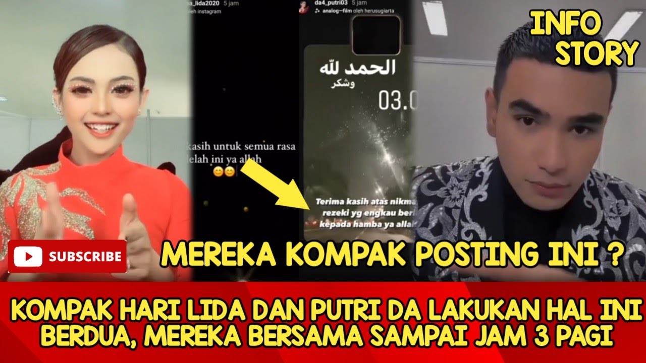 KOMPAK HARI LIDA DAN PUTRI DA LAKUKAN HAL INI BERDUA, MEREKA BERSAMA SAMPAI JAM 3 PAGI...