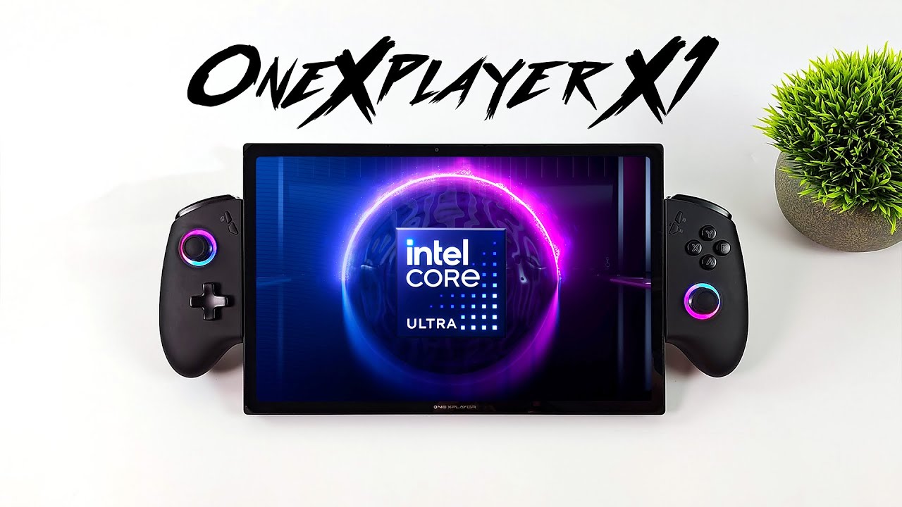 Первый взгляд на ONEXPLAYER X1! Знакомьтесь с первой портативной консолью Intel Core Ultra