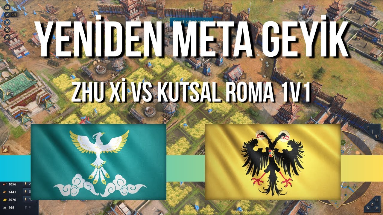 AoE4 1v1 Sıralı - Zhu Xi vs Kutsal Roma: Beklenmeyen Sürpriz! | Age of Empires IV