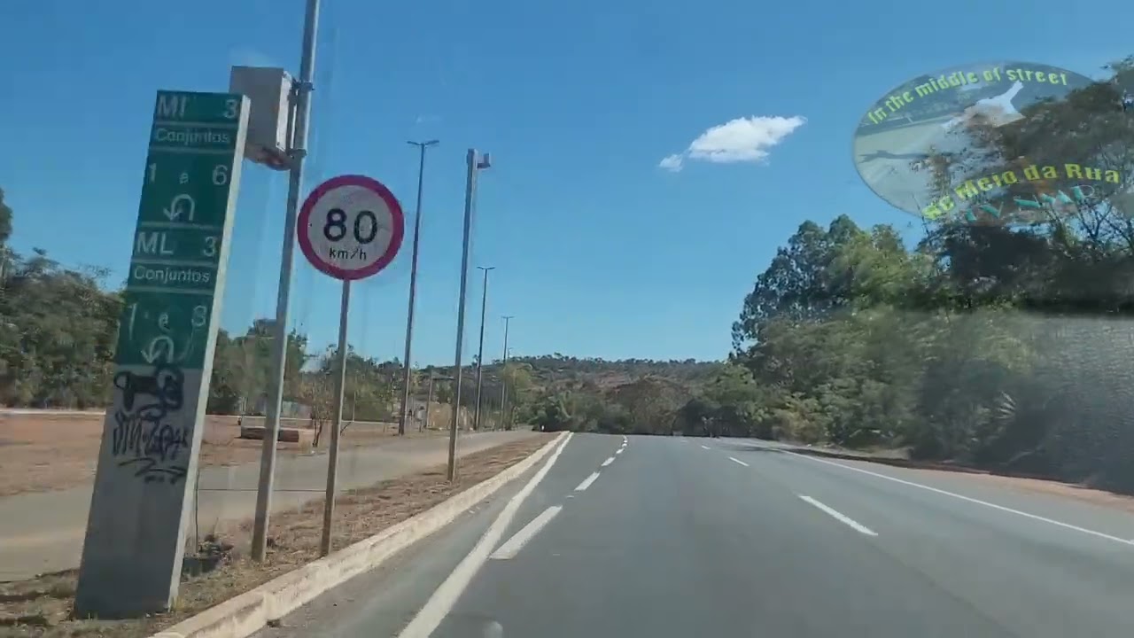 Passando por Brasilia: De PARANOÁ até BR040 sentido Belo Horizonte (dando volta no Plano Piloto)