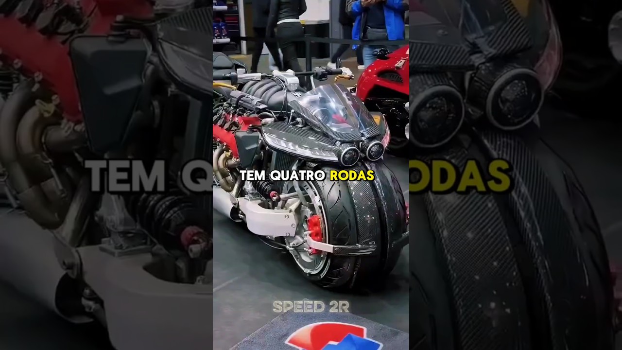 Essa MOTO tem 4 RODAS (Motor V8)