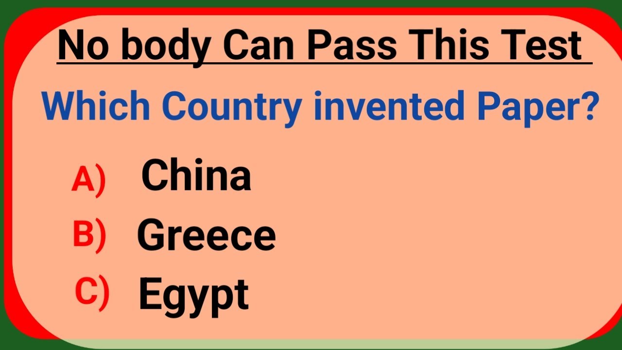 World Knowledge Challenge 🔥 | 24 International GK Questions